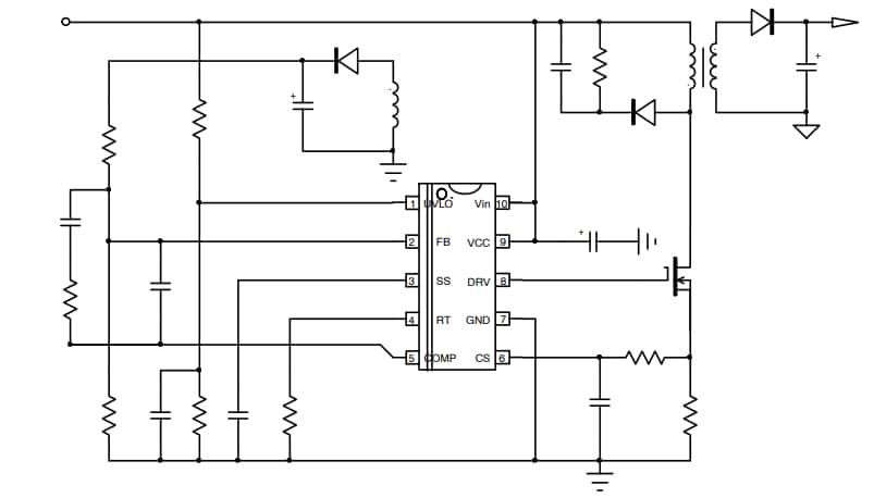 onsemi NCP12711 Strommodus-PWM-Controller